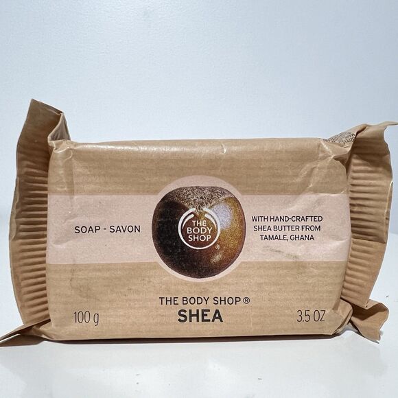 The Body Shop Shea Hand-Crafted Shea Butter Soap Bar 3.5 OZ - Picture 1 of 3